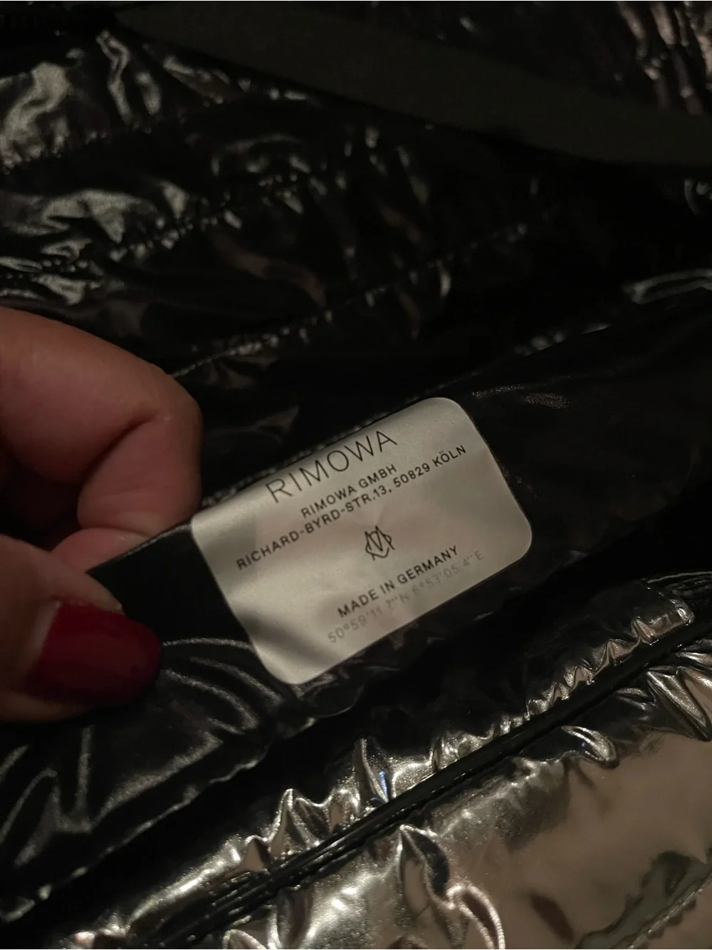 Rimowa x Moncler “Reflection” Silver Mirror Aluminum Cabin Suitcase